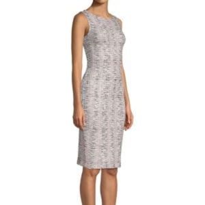 St. John Tweed Fitted Dress